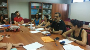 Jaén Student Advisors discuss the Delphi questionnaire